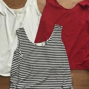Chico’s Microfiber Tanks Set Size 3 (16-18)